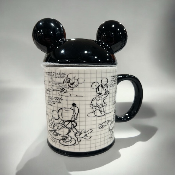 Disney Mickey Mouse Sketch Mug with Black Ears - Picture 2 of 4